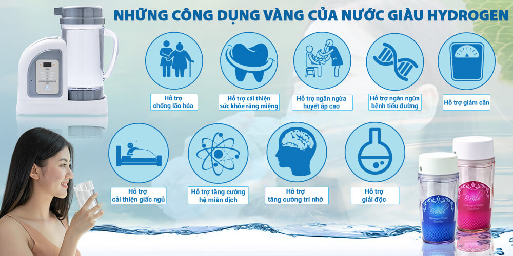 Bật Mí: Những Lý Do Nên Uống Nước Giàu Hydrogen