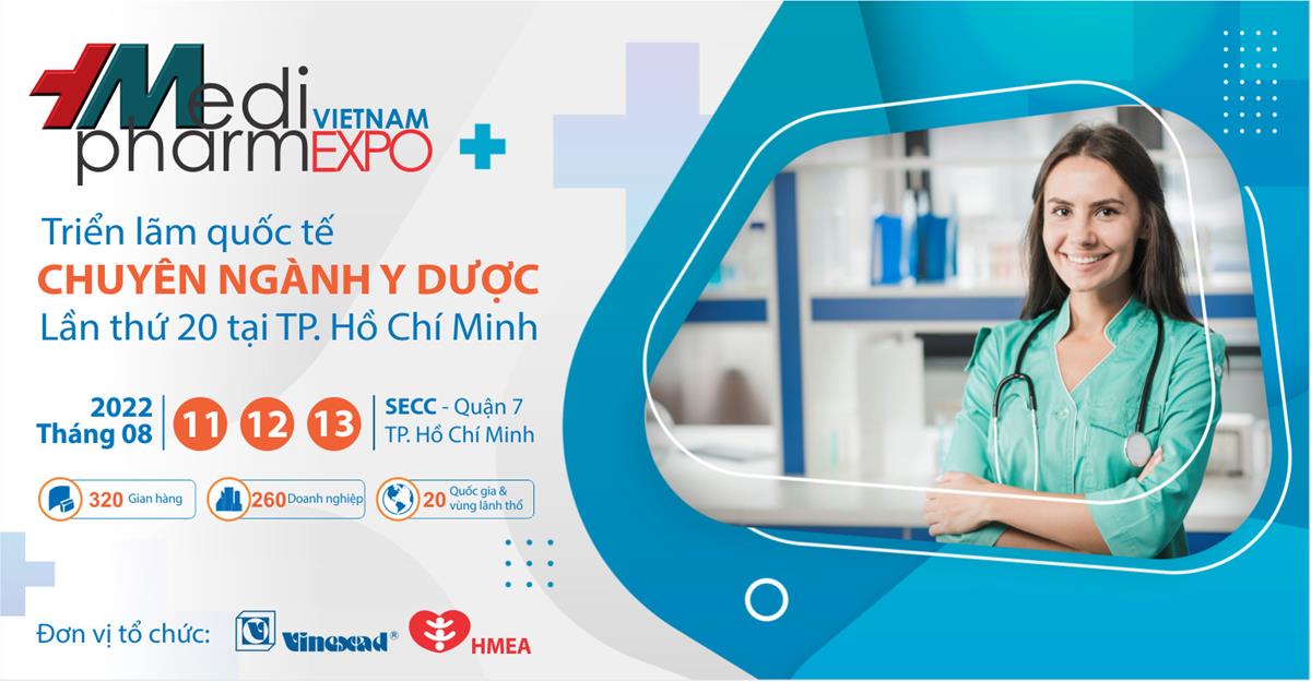 Kim Long Phát , NQ MEDICAL CORP cùng hơn 260 doanh nghiệp tham dự hội nghị triển lãm Quốc Tế chuyên ngành Y Dược lần thứ 20 tại Trung tâm hội chợ và triển lãm Sài Gòn – SECC, TPHCM.