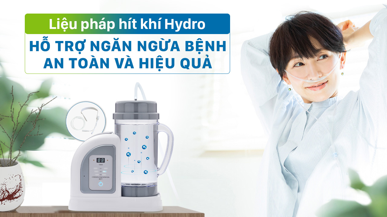 Giới thiệu liệu pháp hít khí Hydro hỗ trợ ngăn ngừa bệnh an toàn và hiệu quả: cải thiện viêm loét đại tràng, bệnh Parkinson và ngăn ngừa tổn thương tim phổi